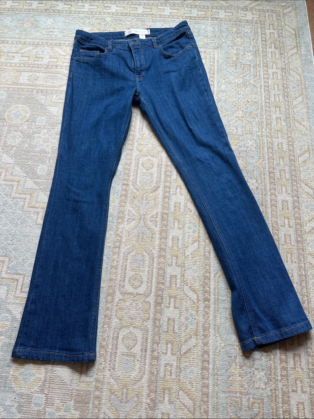 Victoria Beckham Very Gently Worn Dark Blue Bootcut Jeans 29